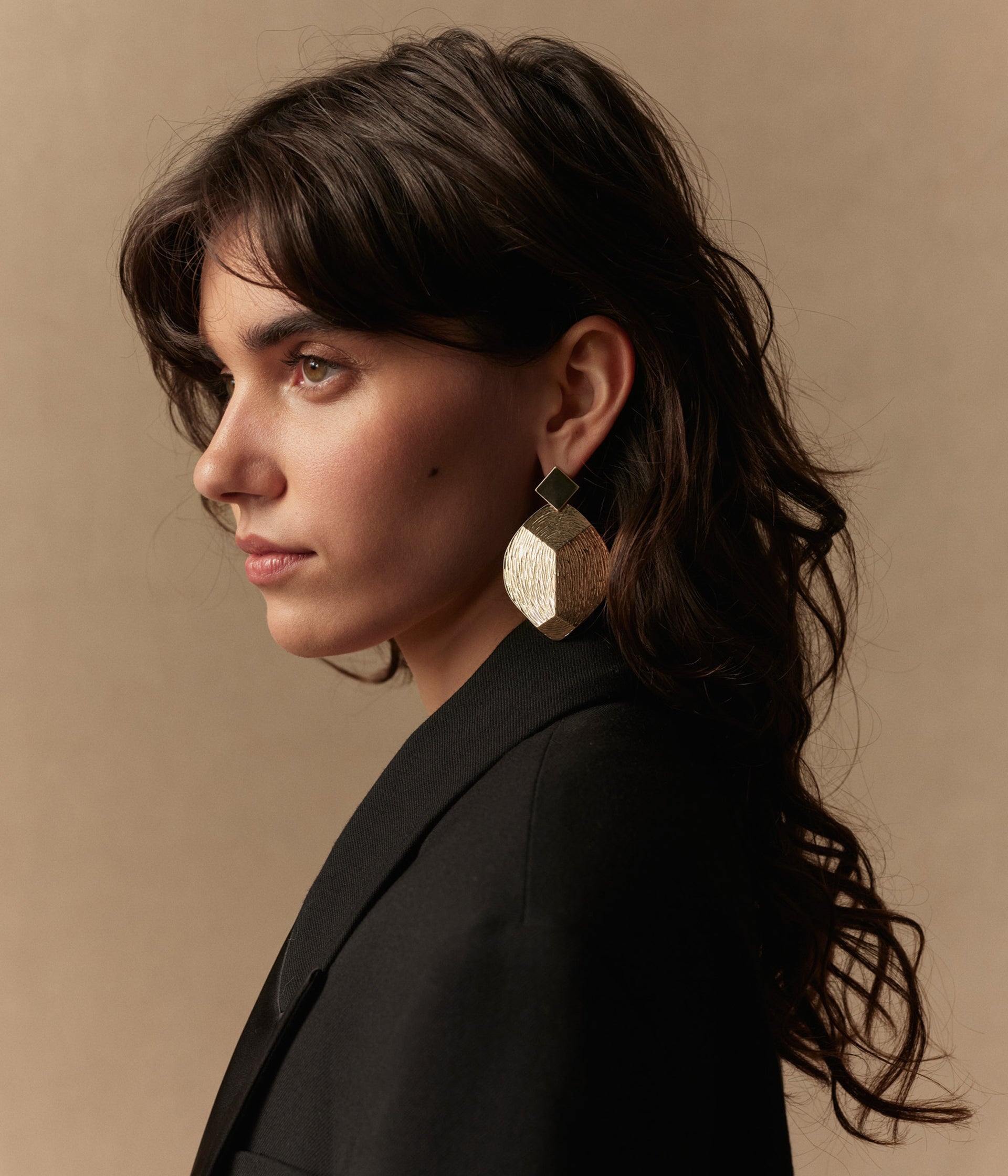 Boucles d'oreilles Navidad doré