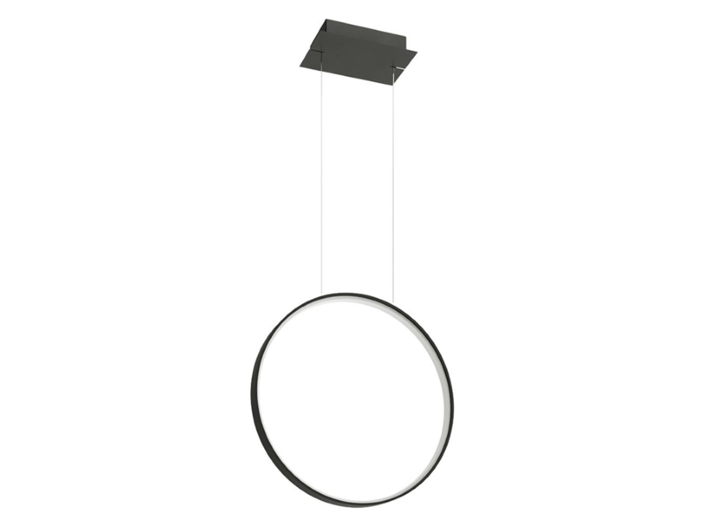 Lampa wisząca Rio LED aluminiowa czarna