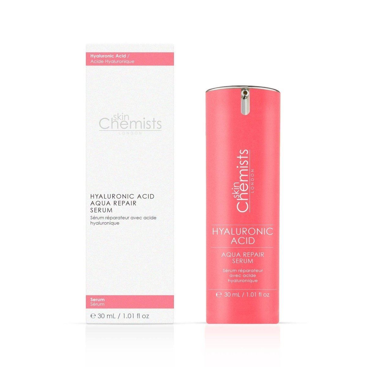 skinChemists professional Hyaluronic Acid Anti-Ageing Aqua Repair Serum 30ml for Hydration and Moisturising