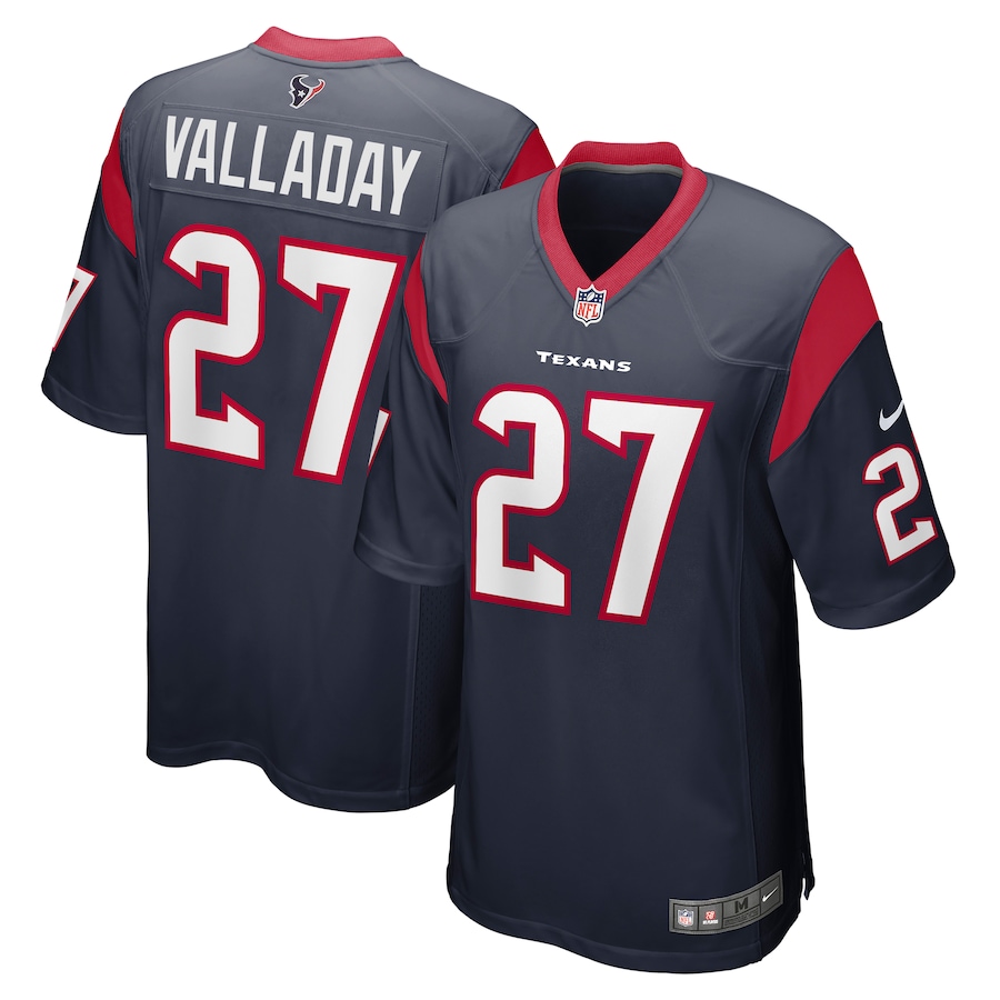 Xazavian Valladay Houston Texans Nike Team Game Jersey - Navy