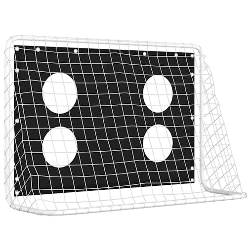 NNEVL Soccer Goal Training Net Steel 184x61x122 cm