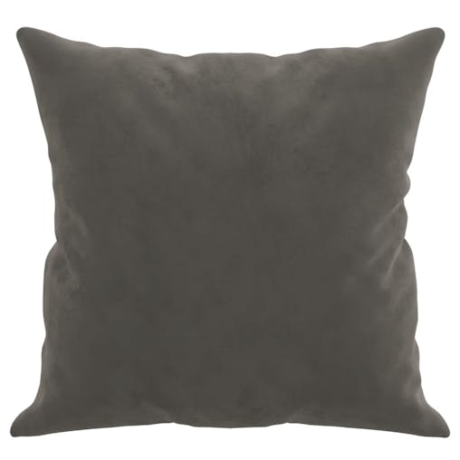 NNEVL Throw Pillows 2 pcs Dark Grey 40x40 cm Velvet