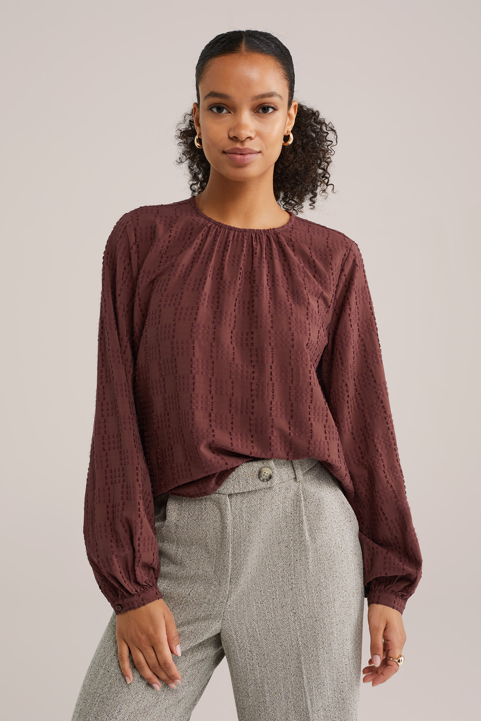 Dames Blouse met structuur