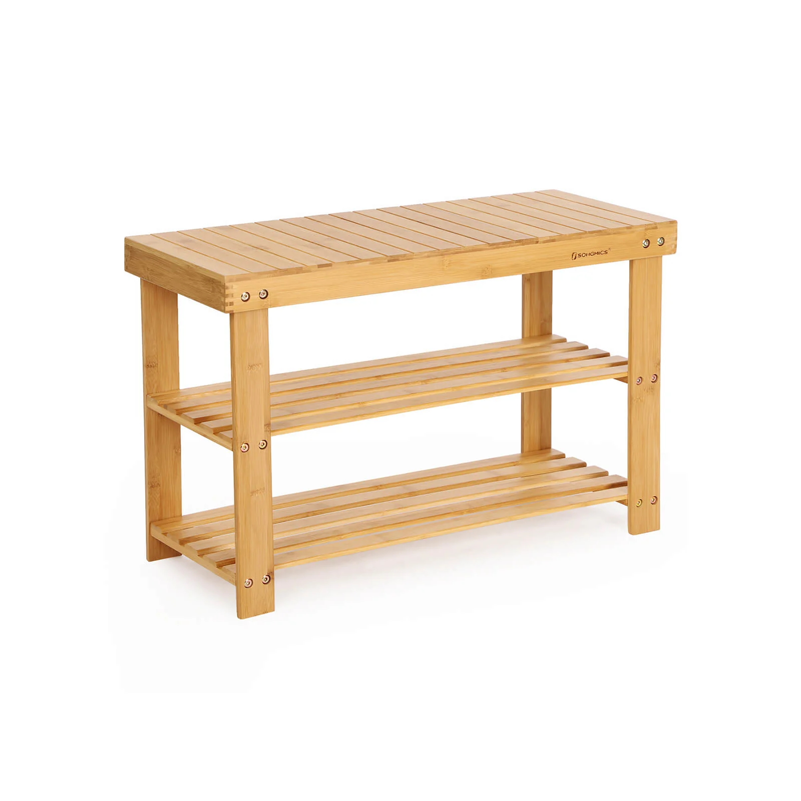 Banc étagère à chaussures à 3 niveaux