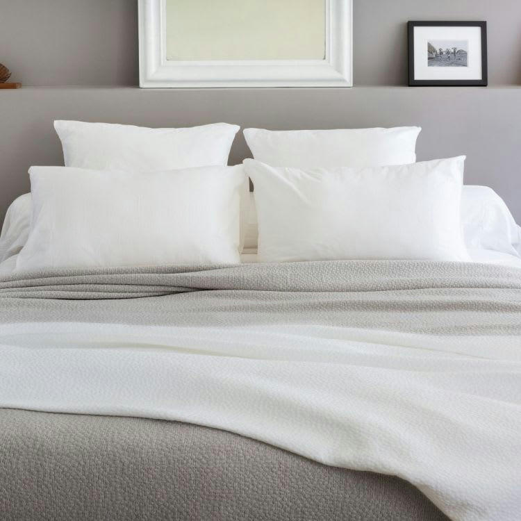 CAMARGUE - Dessus De Lit en Coton Perle 270x250 cm