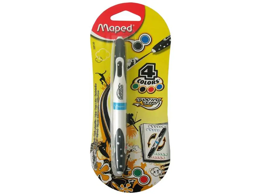 Kugelschreiber 4er-Set Twin Tip