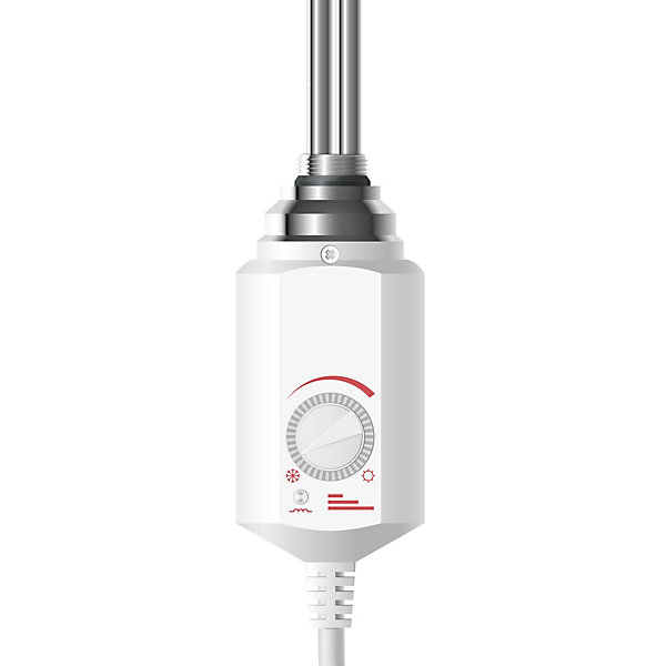 Element Chauffant Electrique 600W - Blanc - 1/2