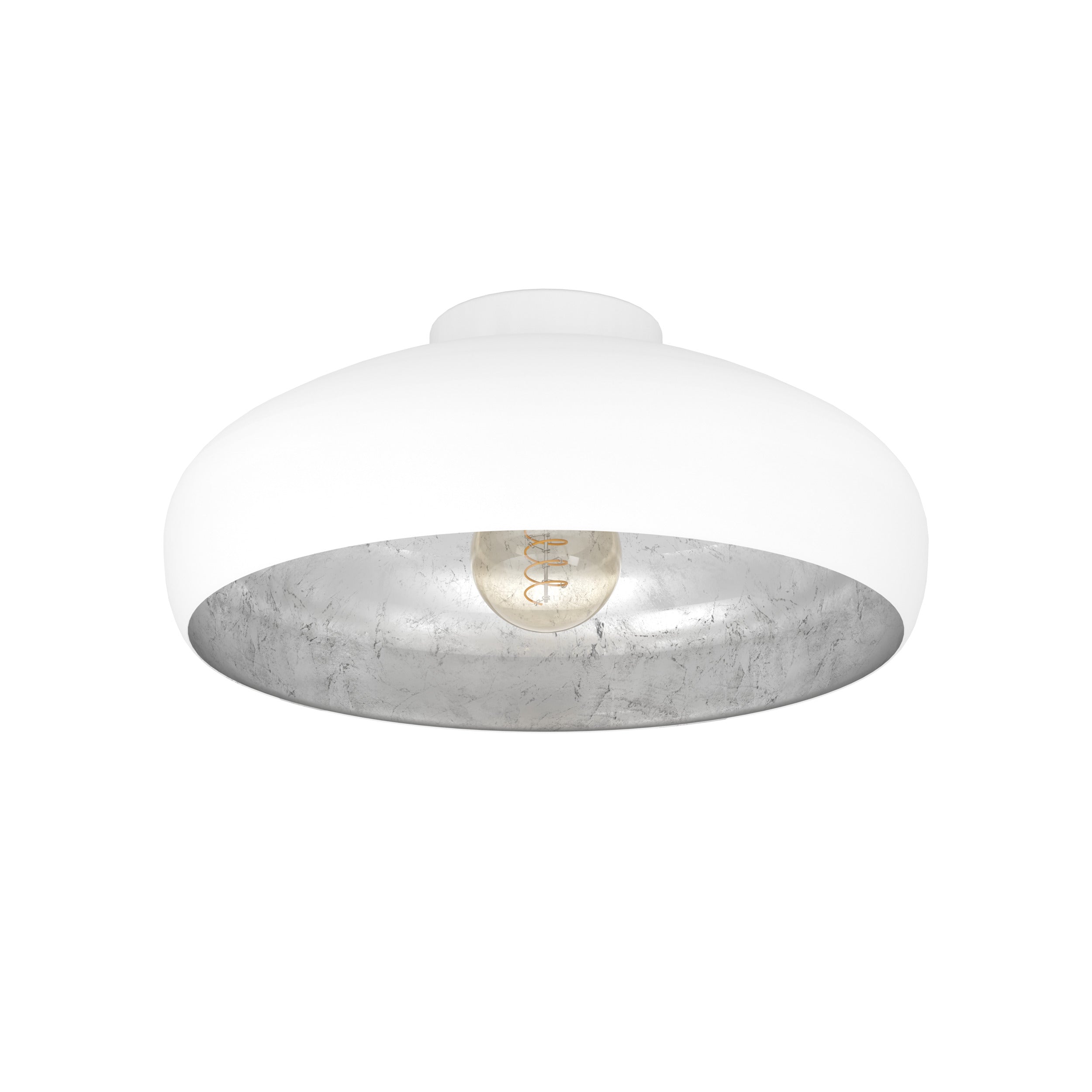 EGLO plafondlamp Mogano - e27 - ø 40 cm - wit/zilver