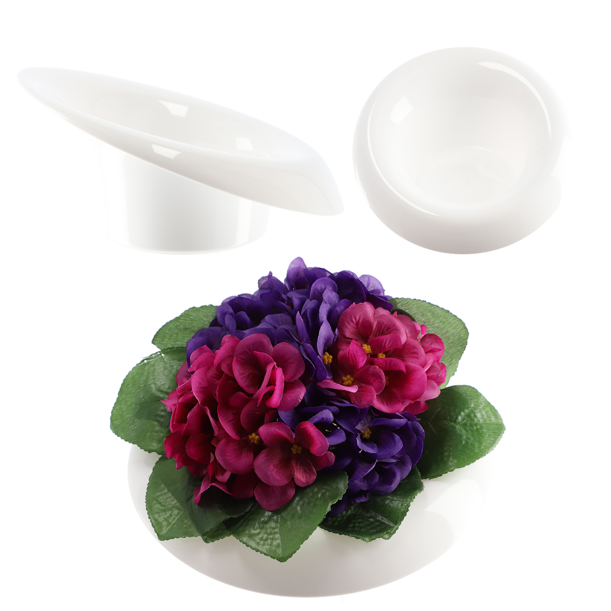 Doniczka Osłonka Ikebana Kompozycja Kolory 12cm