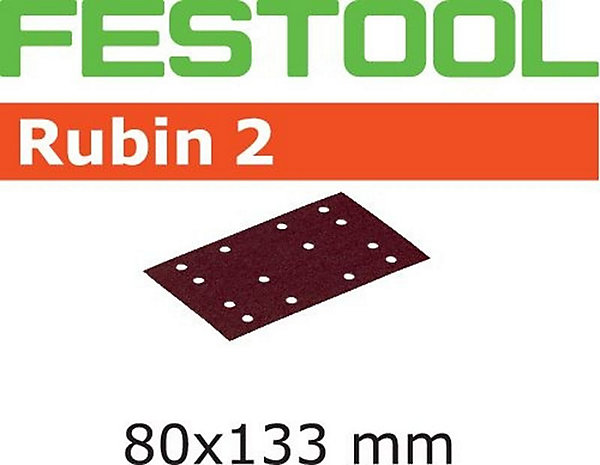 Abrasifs FESTOOL STF 80x133 mm P60 RU2 - boîte de 50 réf. 499047