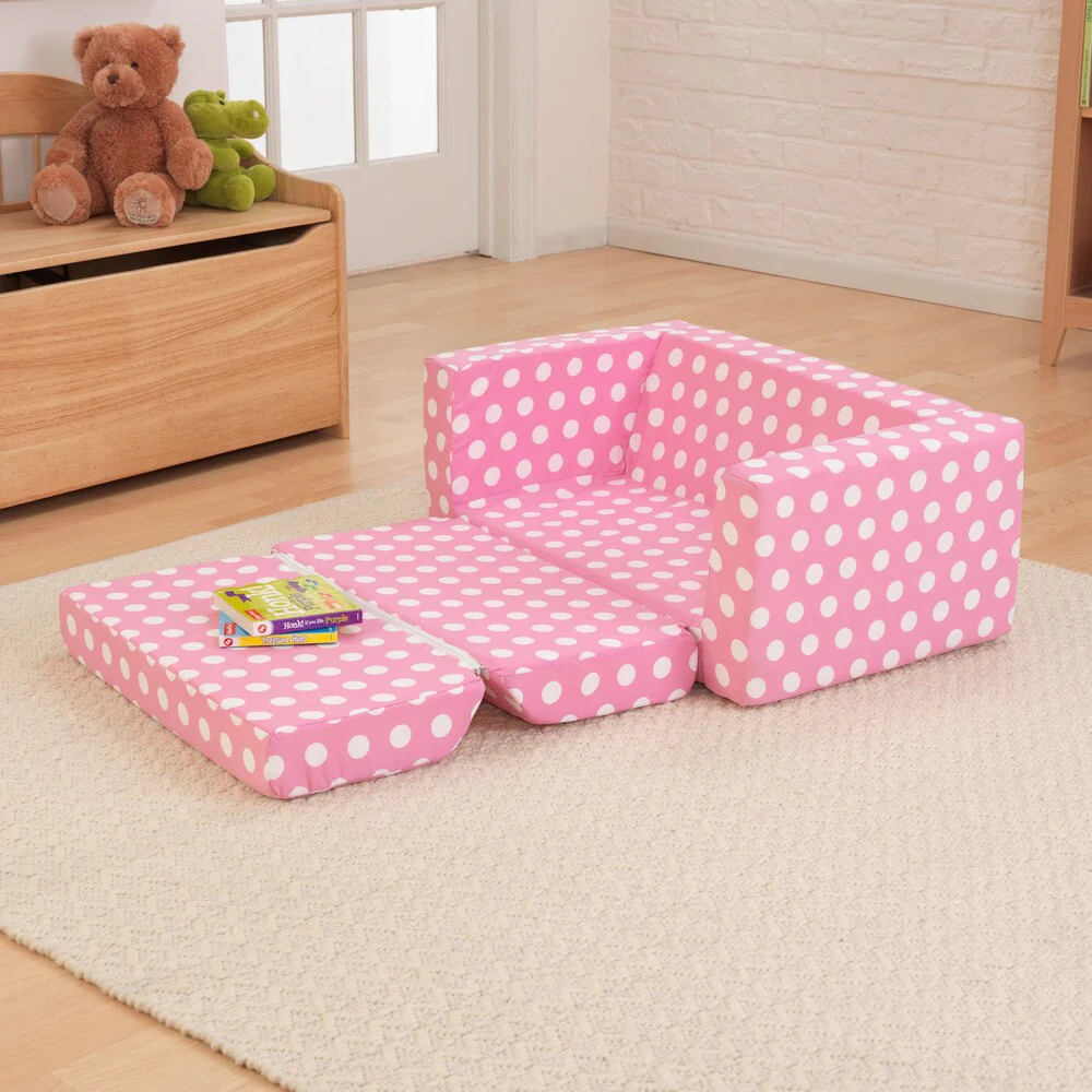 Pink Polka Dot Lil' Chair Lounger