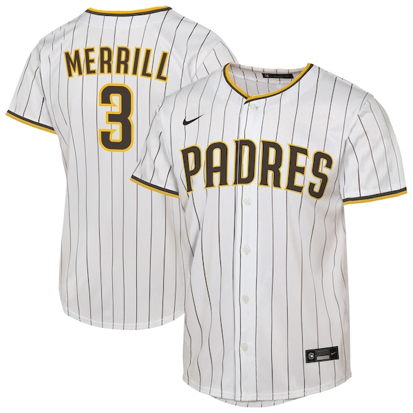 Jackson Merrill San Diego Padres Nike Youth Home Replica Jersey - White