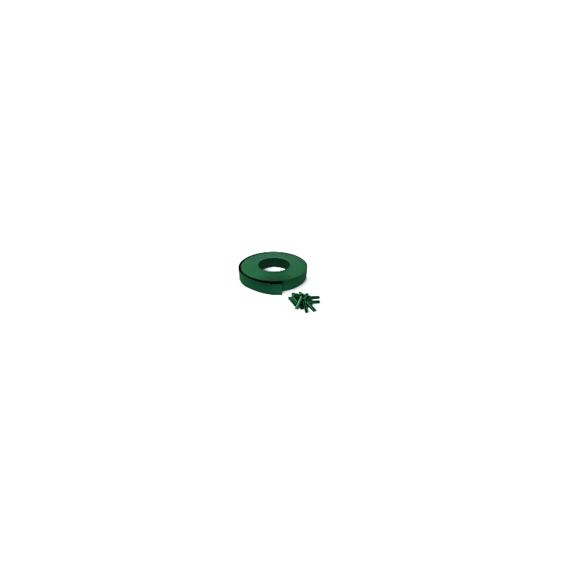 Lanière pour clôture avec clips vert 55 mm GIARDINO