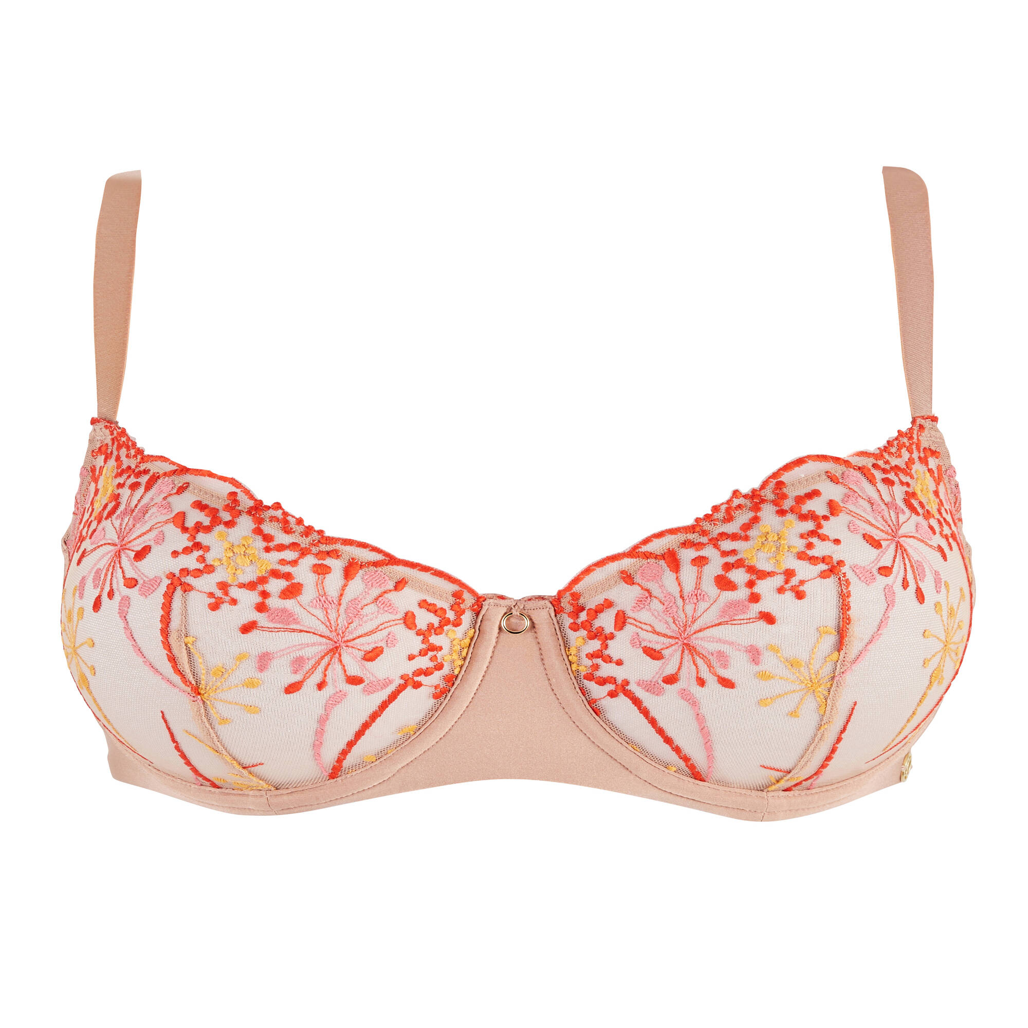 Soutien-gorge corbeille broderie florale et microfibre Georgia - avec armatures