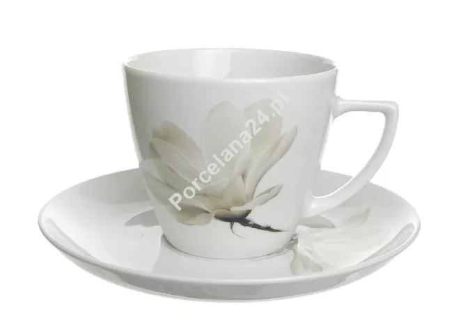 Filiżanka ze spodkiem 0,35 L / 17 cm Lubiana - Beata/Dorota 6474 GIFT BOX