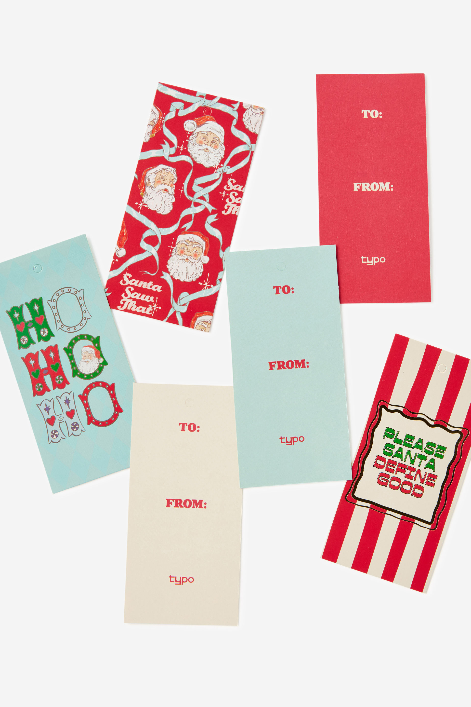 Assorted Mini Gift Tag 6Pk