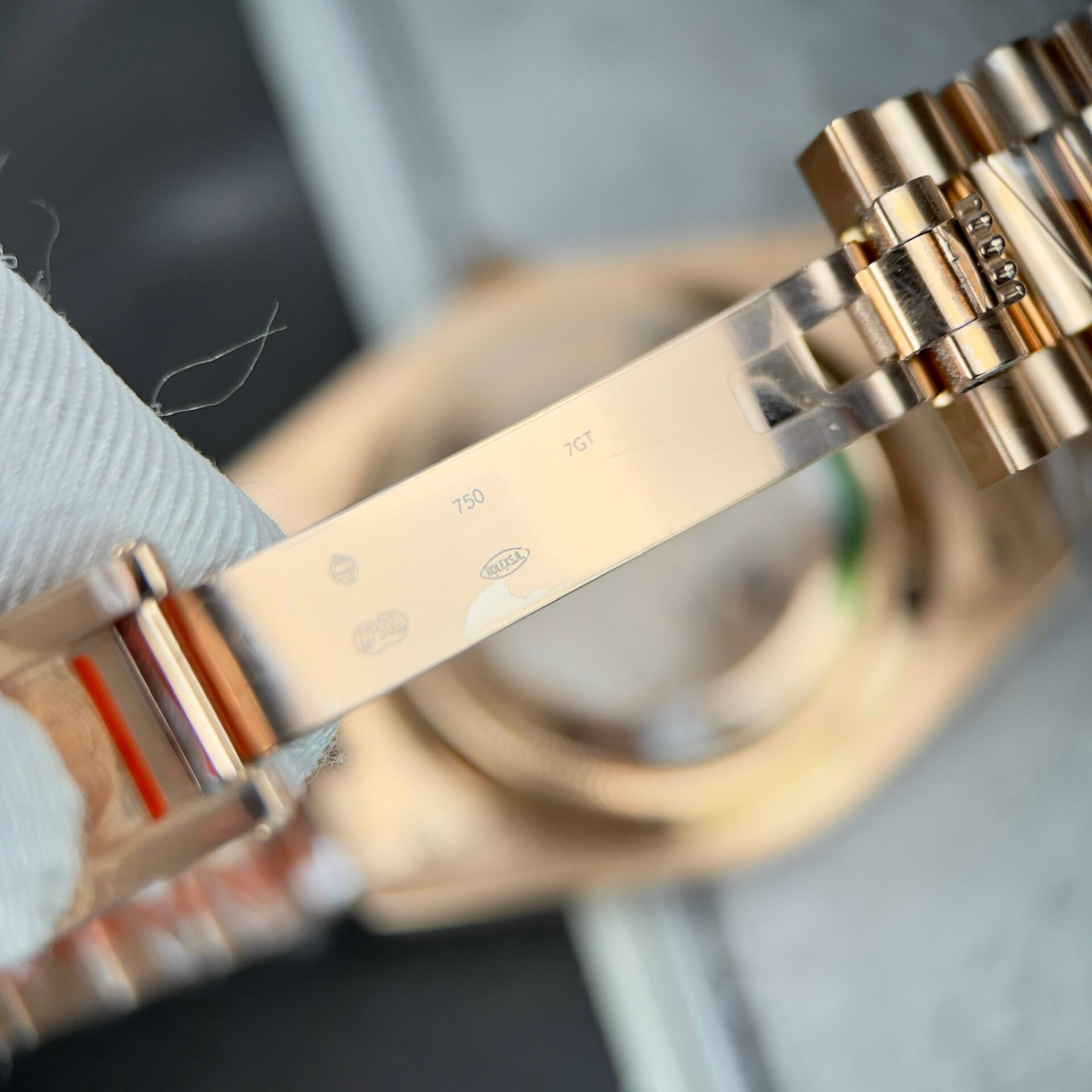 Rolex Day-Date 228239 YG Plated Pink Dial 40mm Super Clone