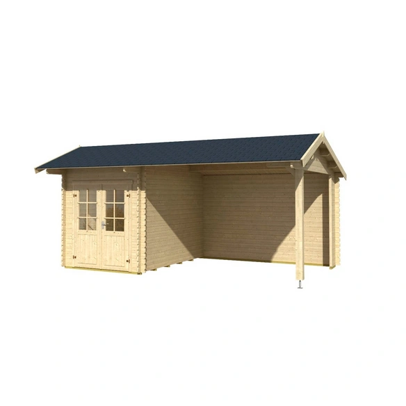 Gartenhaus »Kenzo«, Holz, BxHxT: 580 x 273,6 x 389,3 cm (Außenmaße inkl. Dachüberstand)