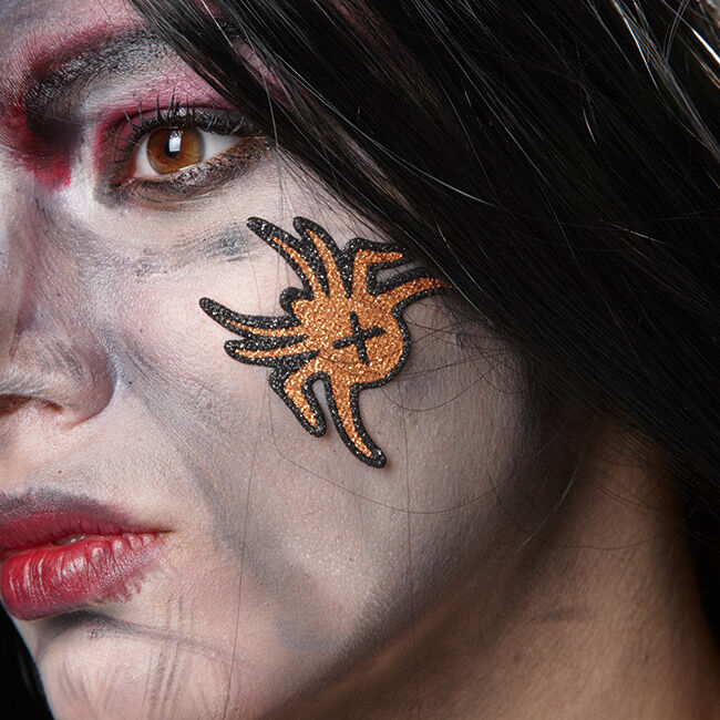 Palette de maquillage pailleté Halloween