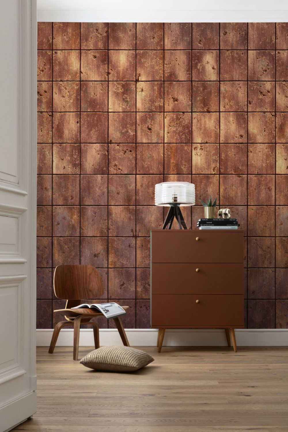 Sanders & Sanders fotobehang steen roest bruin - 400 x 280 cm - 612039