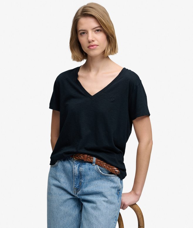Studios Slub Embroidered T-Shirt