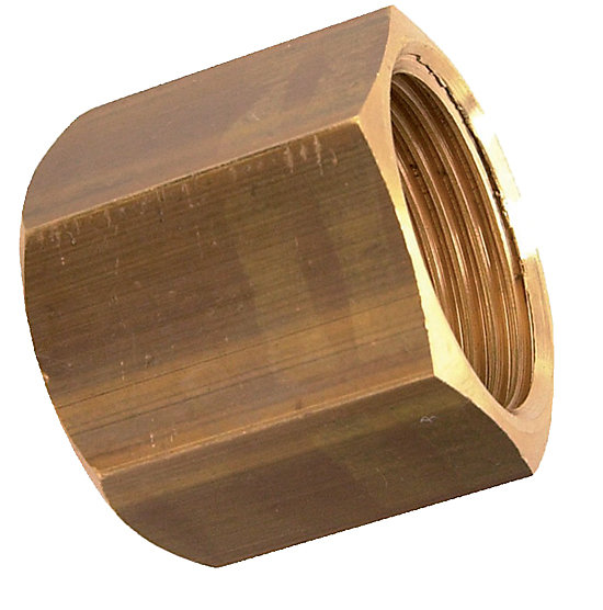 Manchon double femelle 270 sans butée 15/21 laiton - GARIS - D08003B