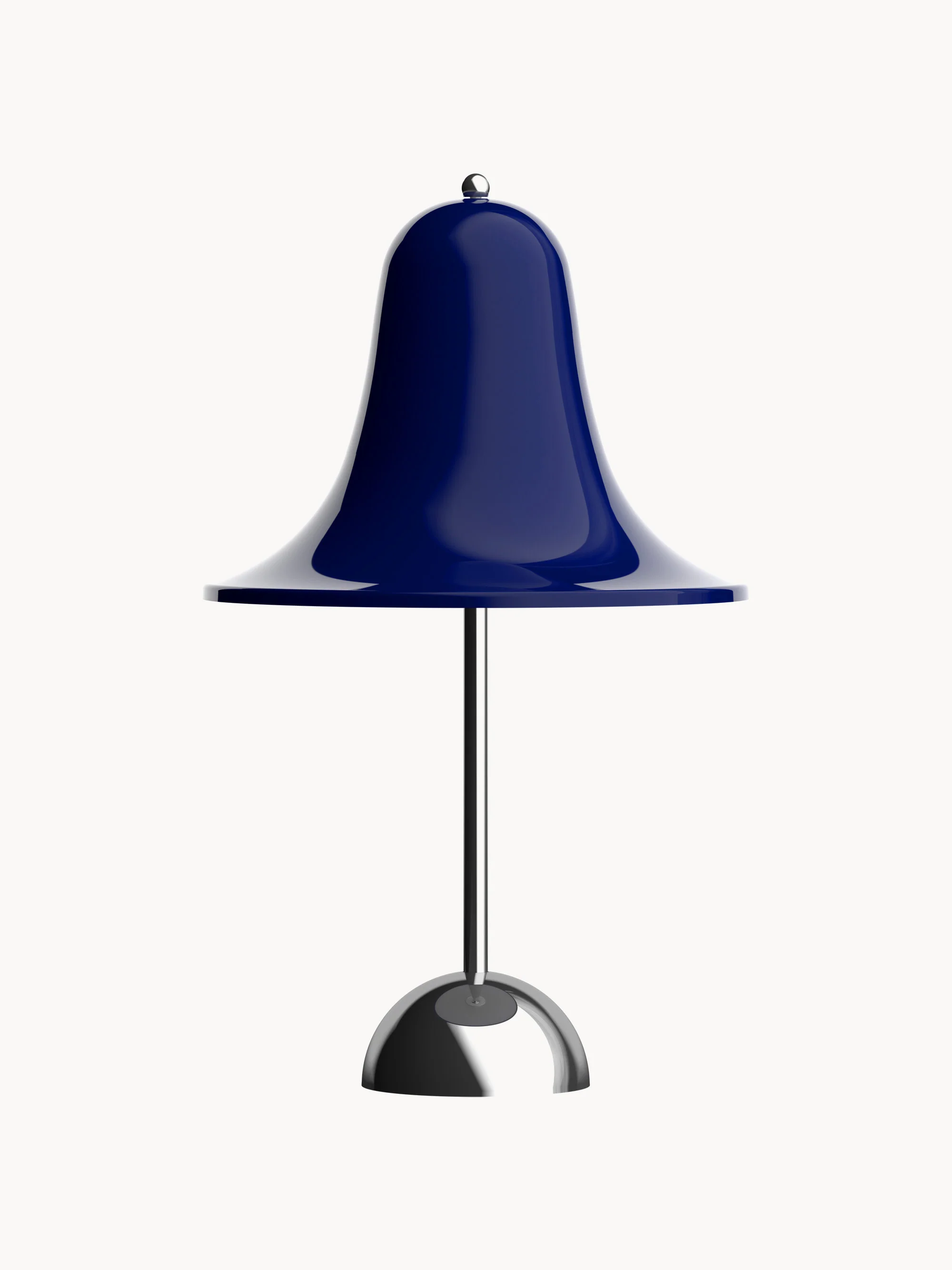 Kleine mobile LED-Tischlampe Pantop, dimmbar, Design Verner Panton