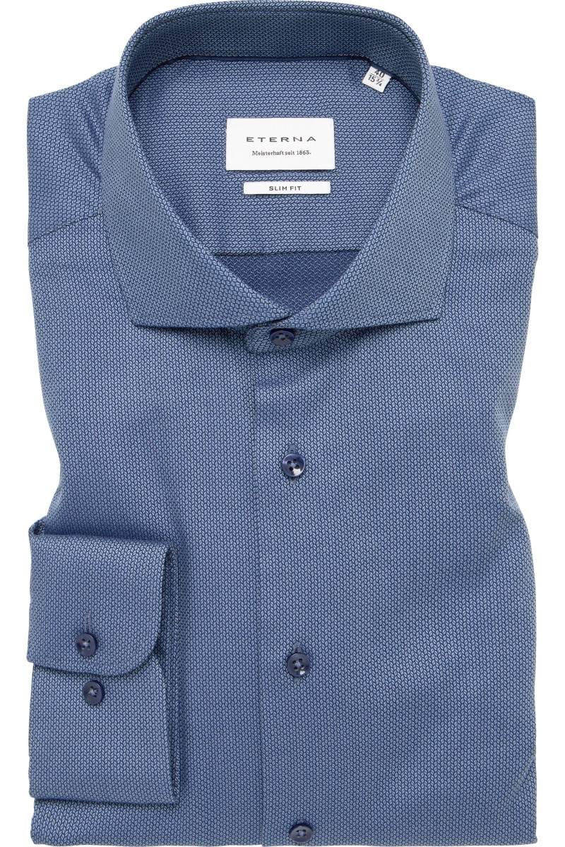 ETERNA Slim Fit Hemd mehrfarbig, Strukturiert (extra langer Arm)
