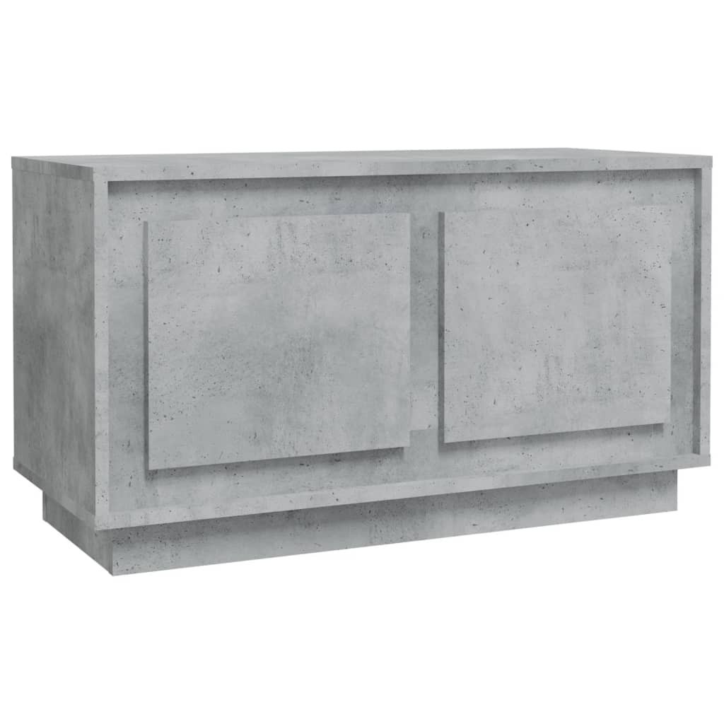 Szafka pod TV szarość betonu 80x35x45 cm