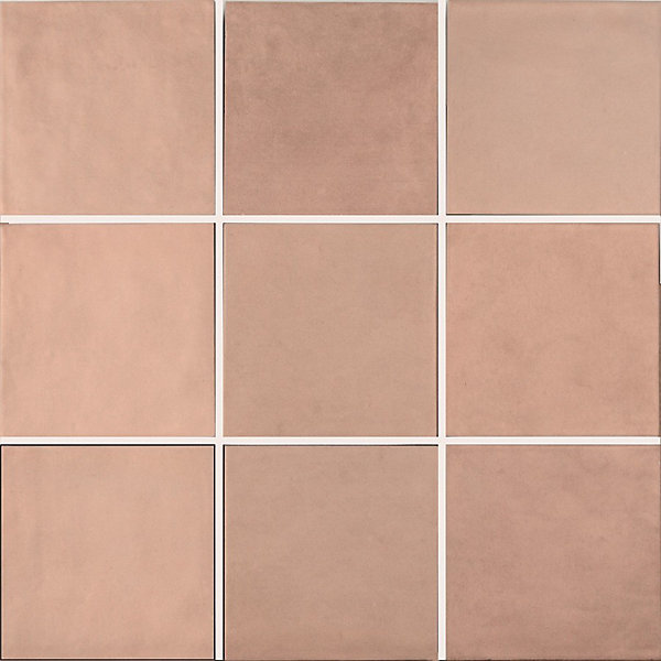 carrelage effet zellige 15x15 cm NOVA ROSE QUARTZ