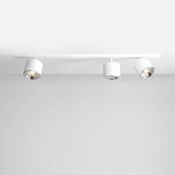 Spot listwa biały BOT 3xES111x35W wym:15,5x100x11,5cm IP20 Aldex
