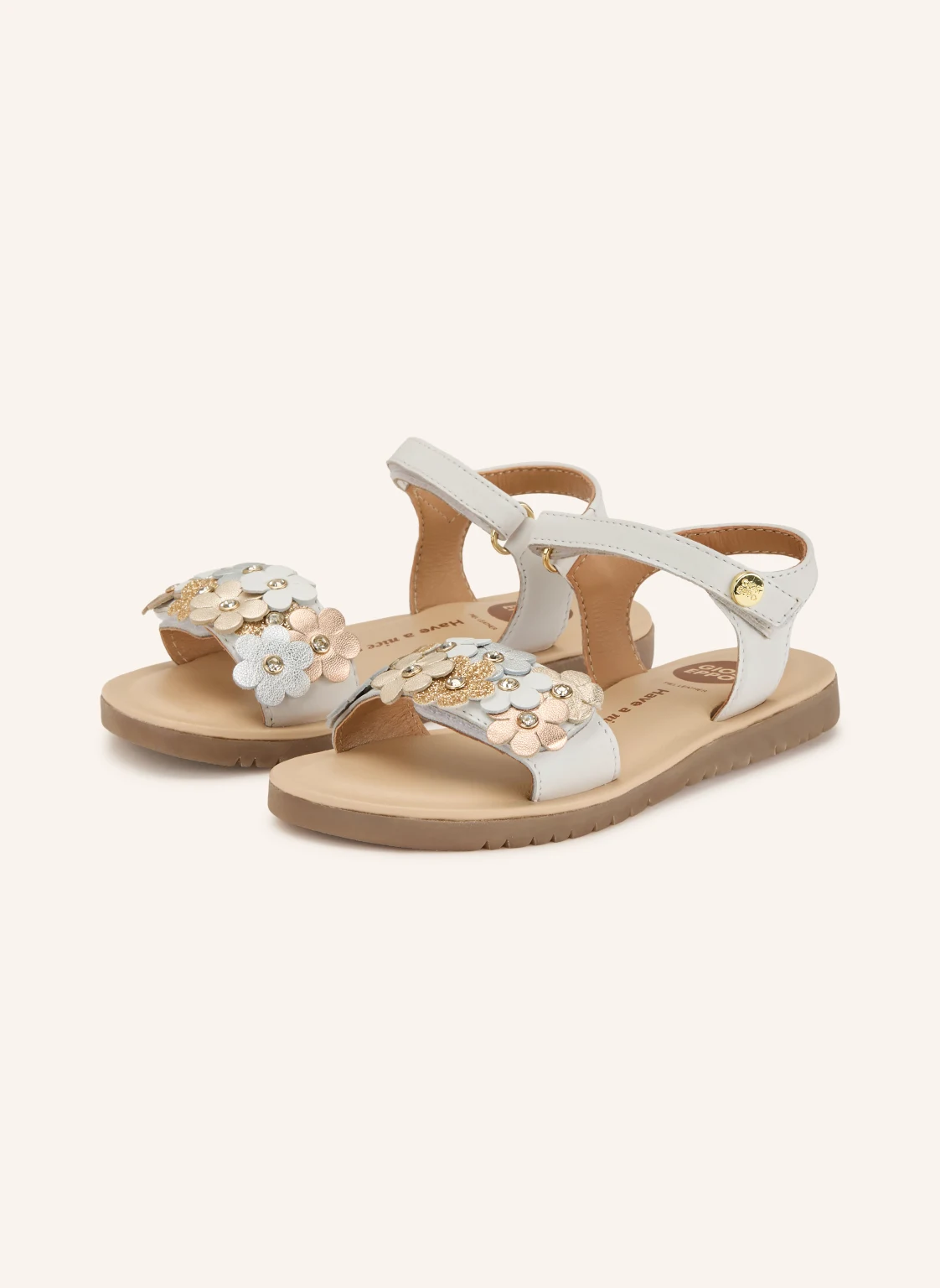 GIOSEPPO Sandalen GRADINA mit Schmucksteinen