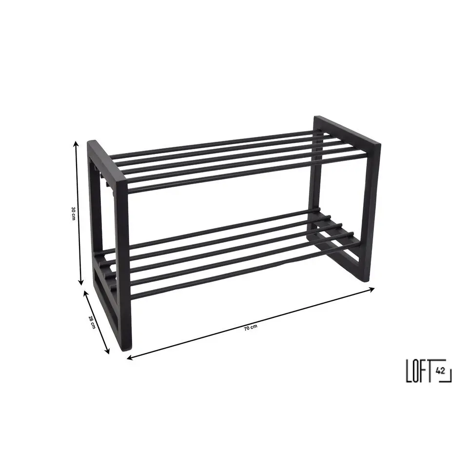 LOFT42 Hall Schoenenrek - Metaal - Zwart