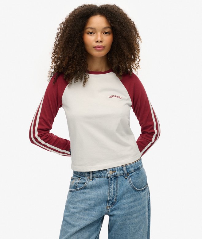 Essential Logo Retro Long Sleeve Top