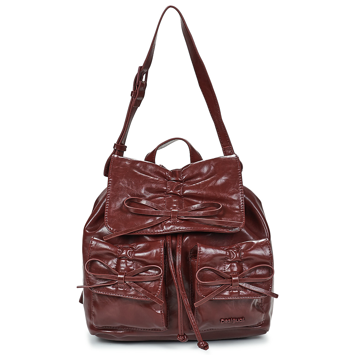 Desigual - BACKPACK RODIO PRISA SHORT - Bordeaux