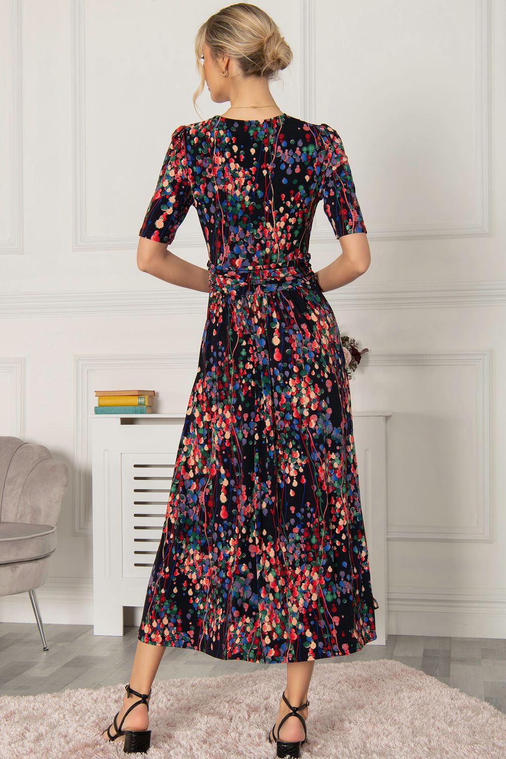 Jolie Moi Asuka Jersey Maxi Dress