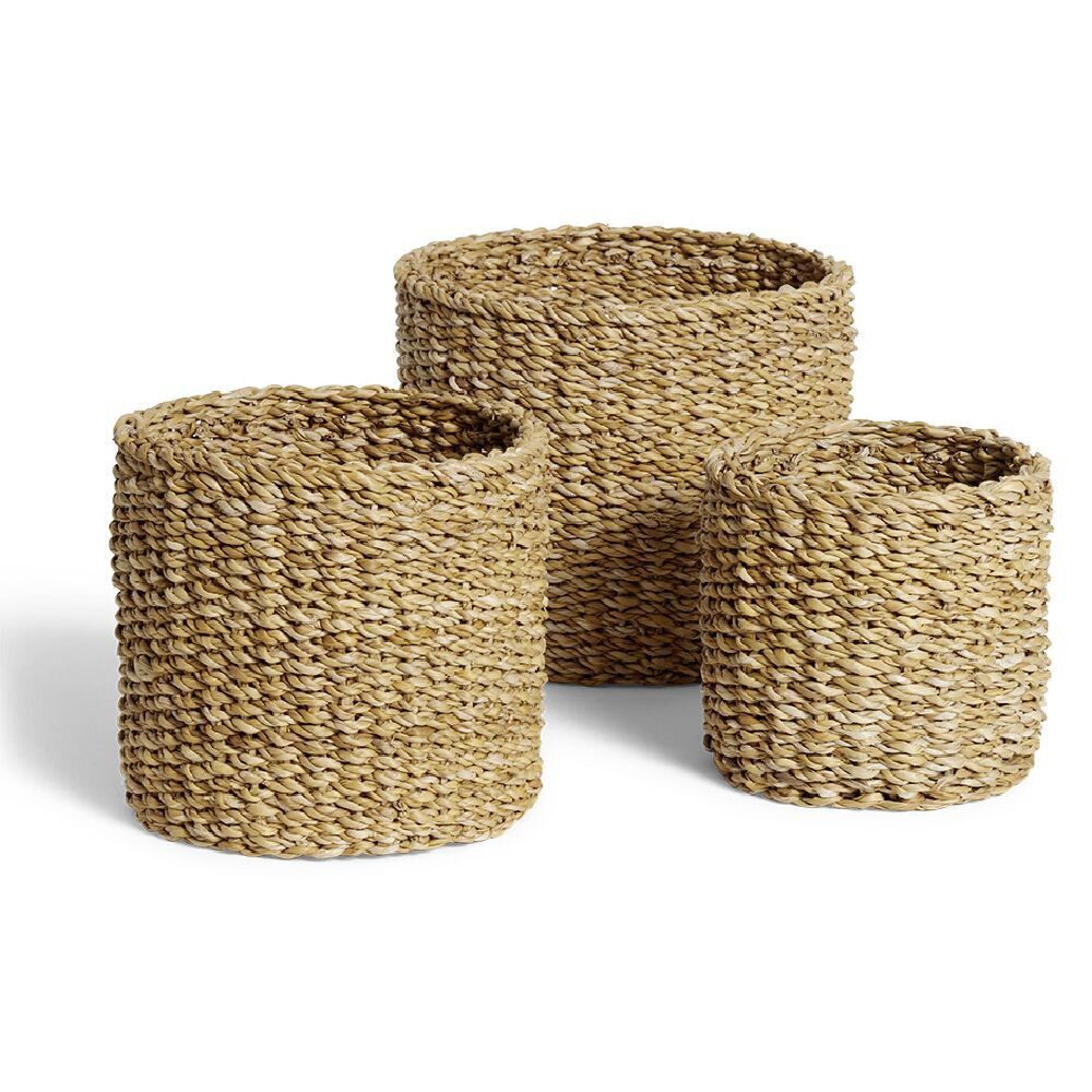 Panière osier ronde petit modèle Ø17xH16cm