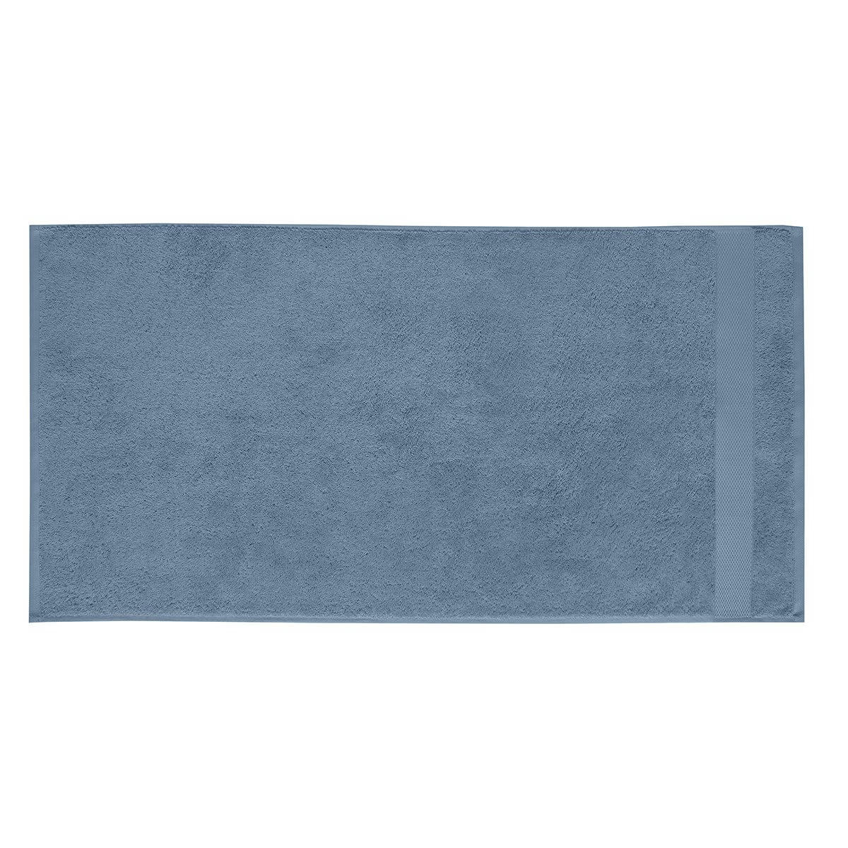 PÉTALE - Drap de douche coton gentiane 70x140 cm