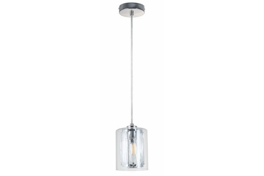 Lampa wisząca chromowana Tesh 1xE14x40W wym: 120x12x12 cm Reality