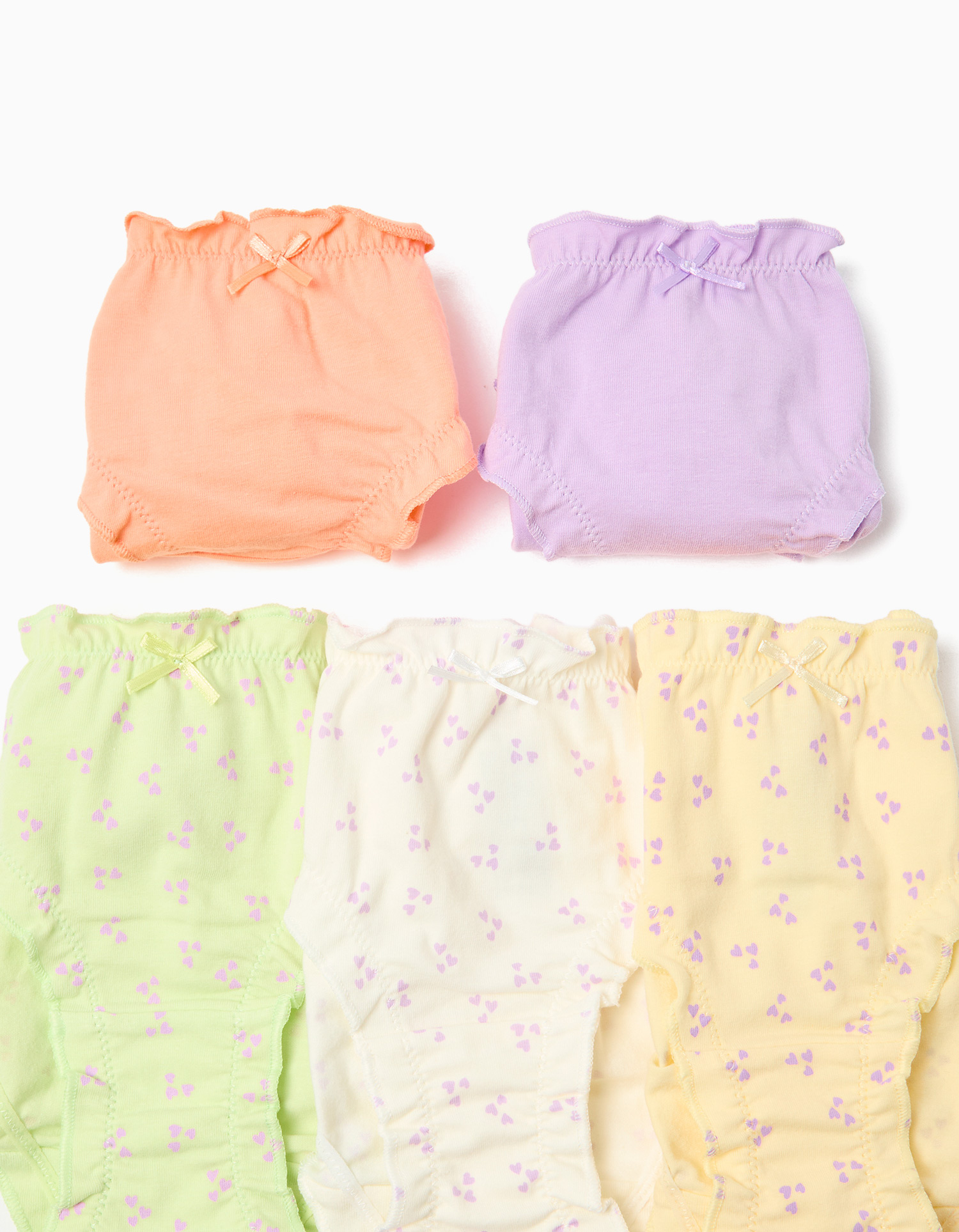 Pack 5 Cuecas, Menina, Multicor
