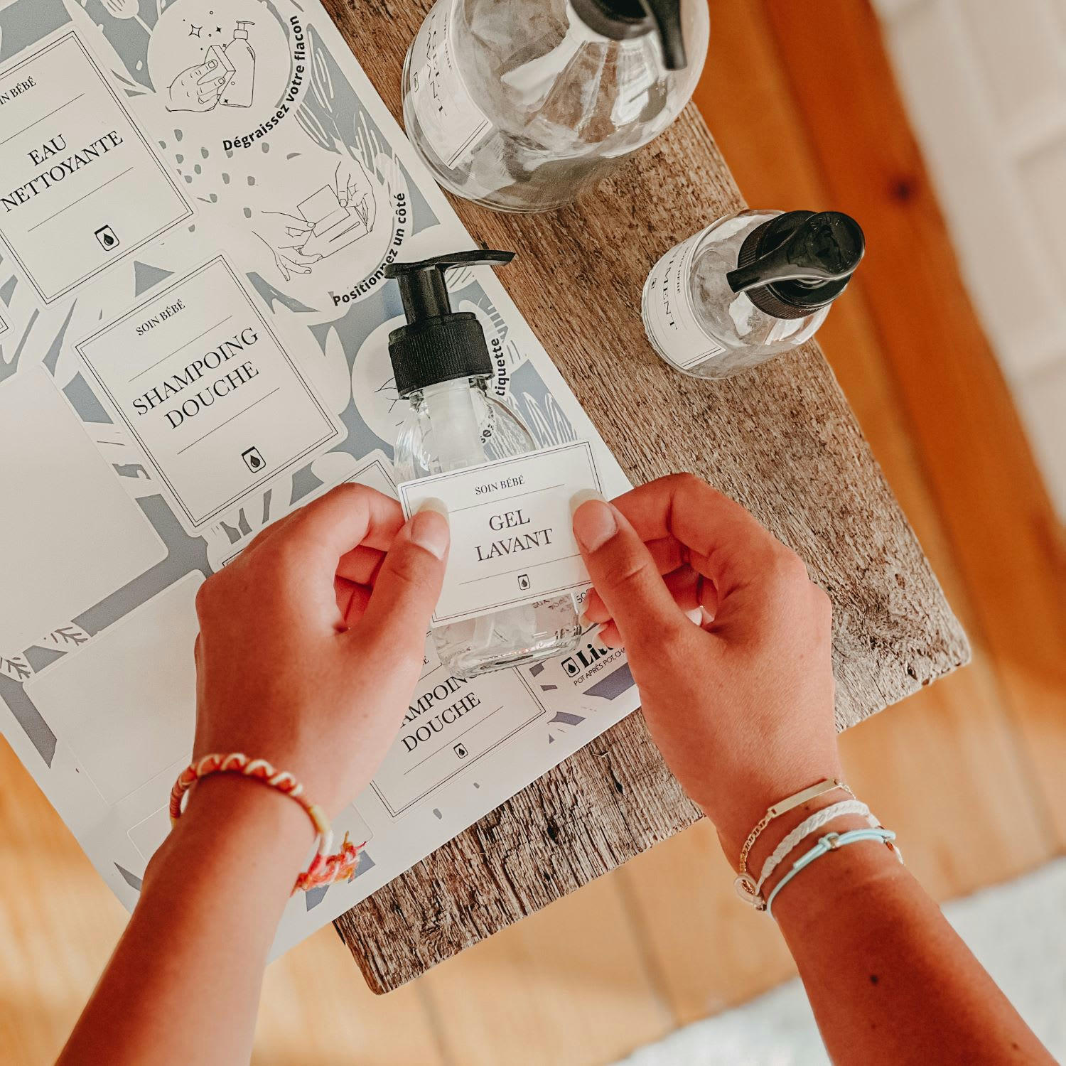 - Pack soin bébé transparent