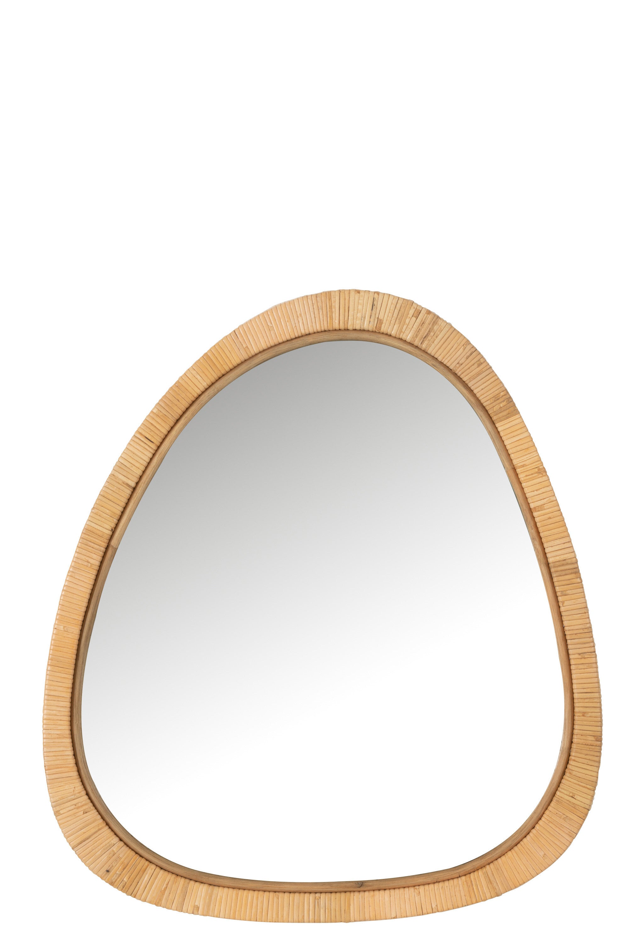 J-Line spiegel Paille - jute/glas - naturel - large - 60 x 66 cm