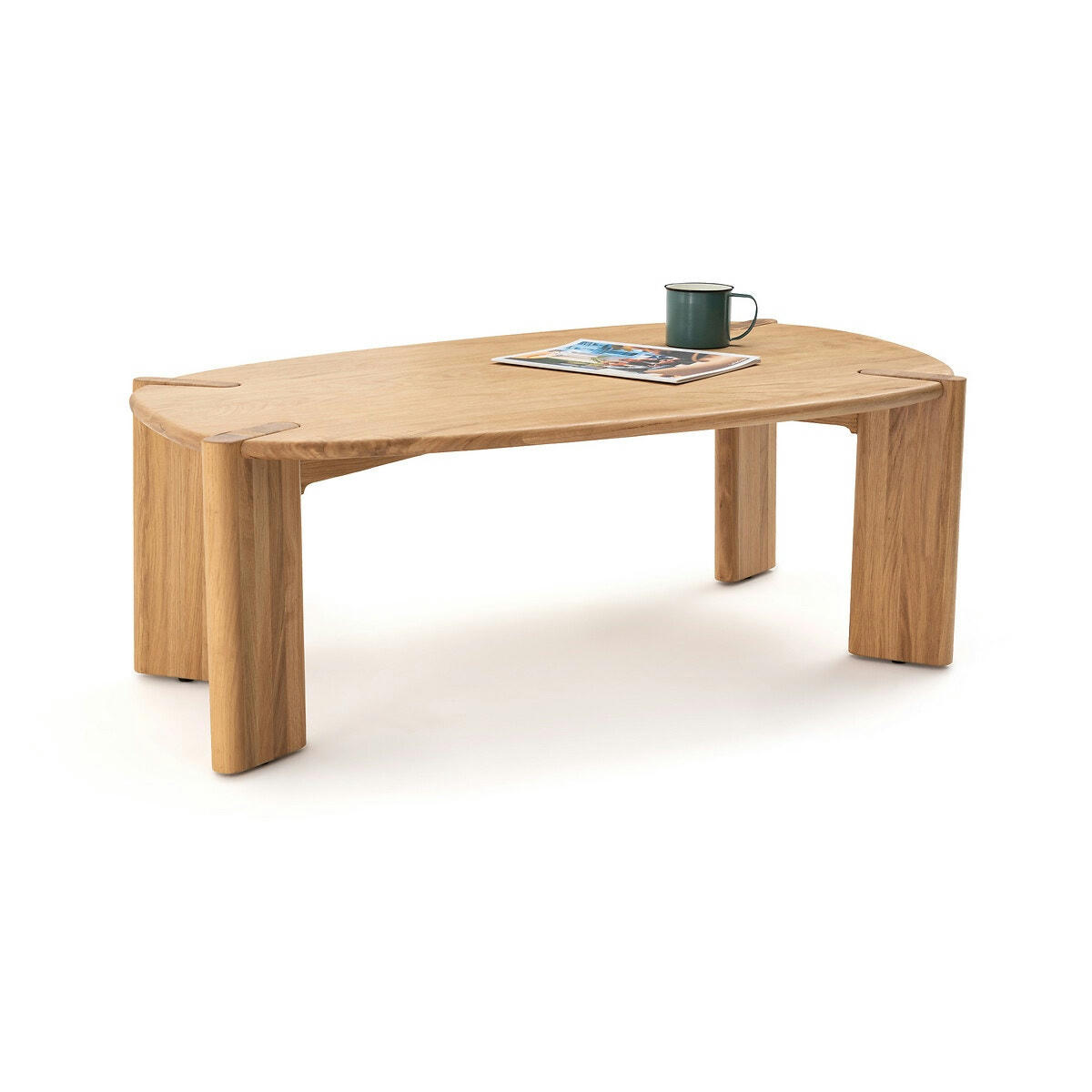 Table basse chêne massif, Elmo