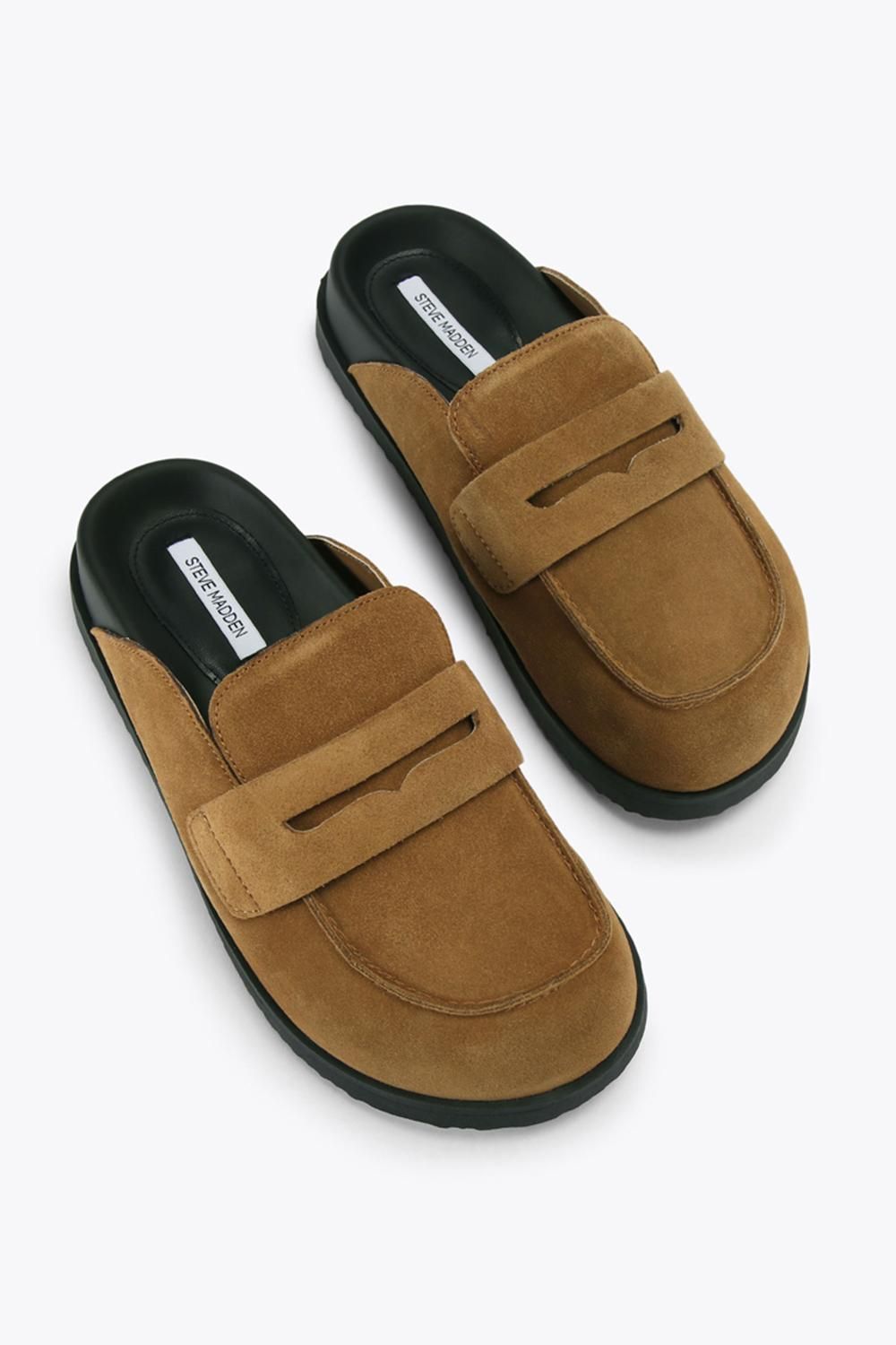 STEVE MADDEN Toryn Brown' Suede Flats