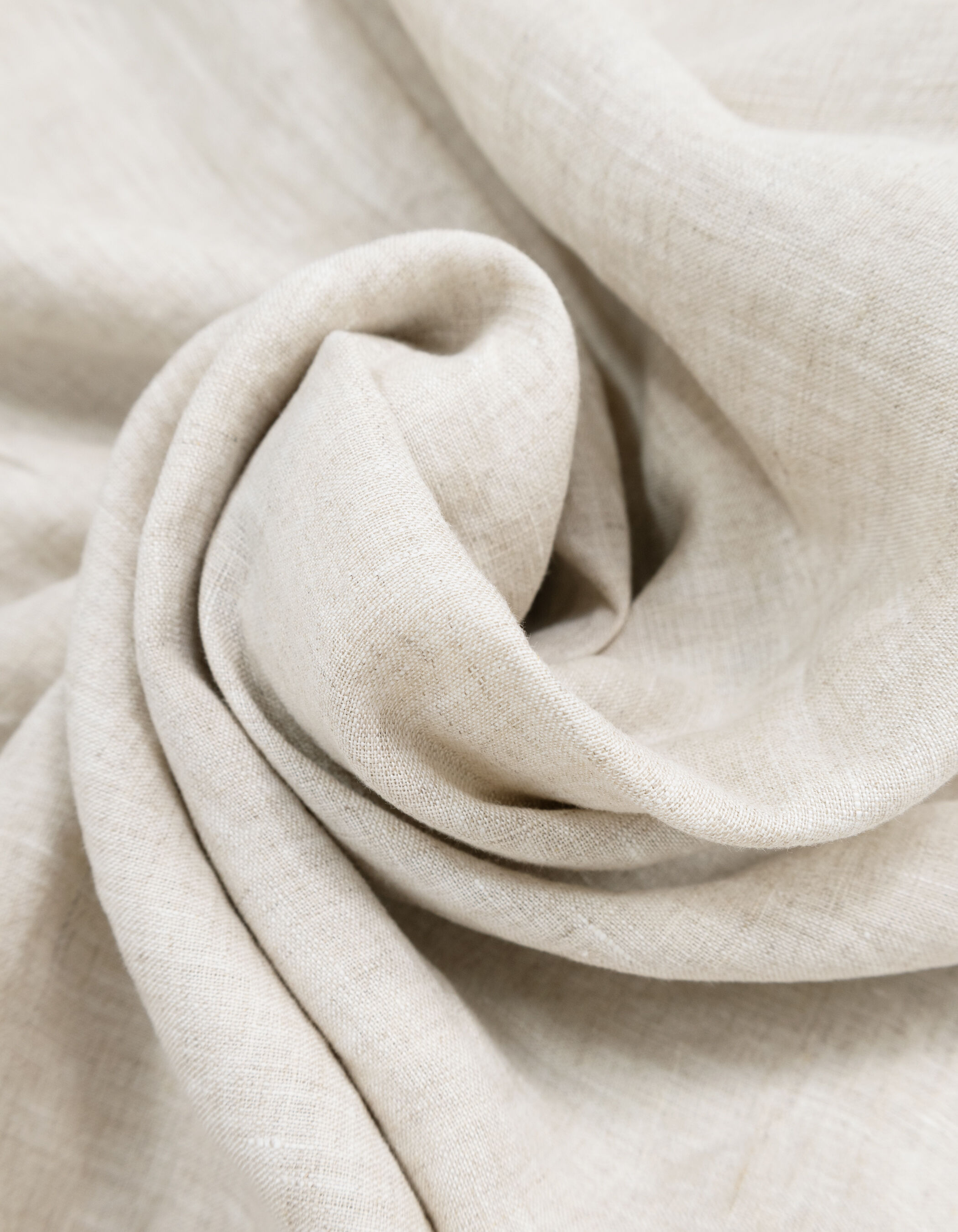 Chemise SLIM beige en lin Homme