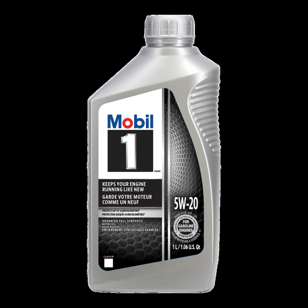 Mobil 1™5W20 Synthetic Engine/Motor Oil, 1-L