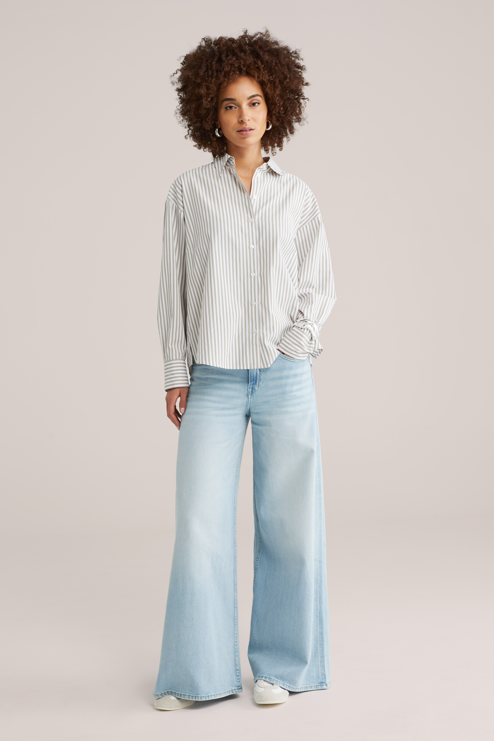 Dames wide leg jeans