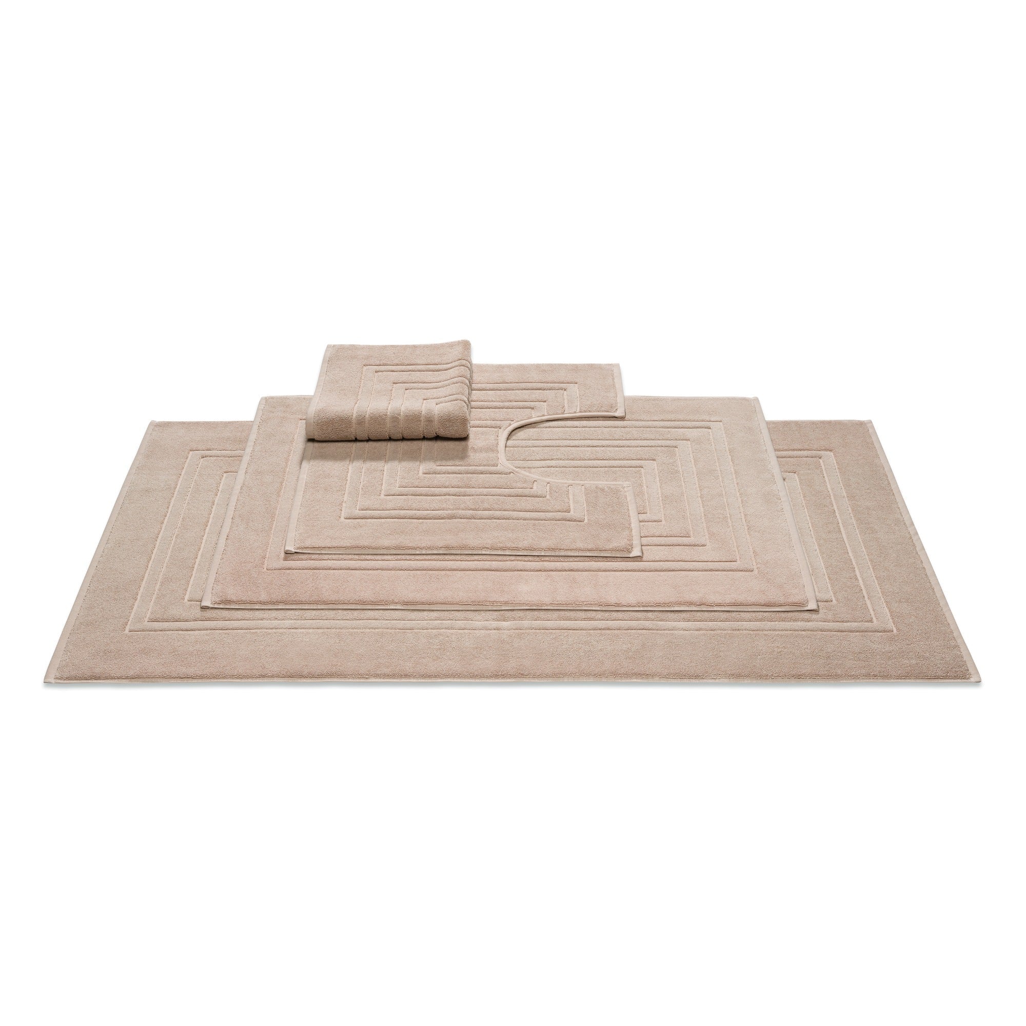 Houston Badmat Almond   60 x 60 cm   Beige   Katoen