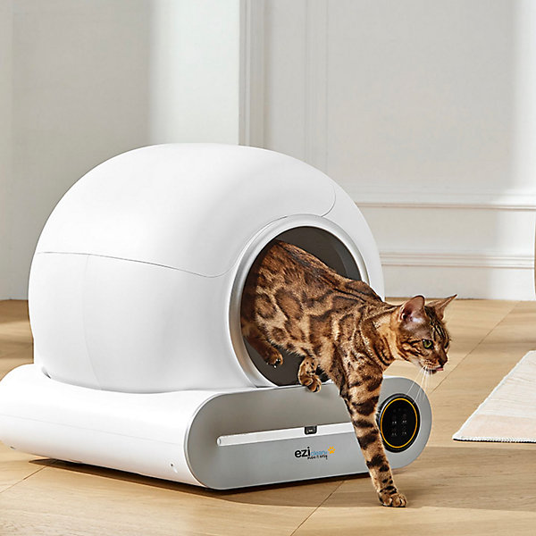 Litière autonettoyante connectée - maison de toilette pour chat eziclean CATBOT K8i