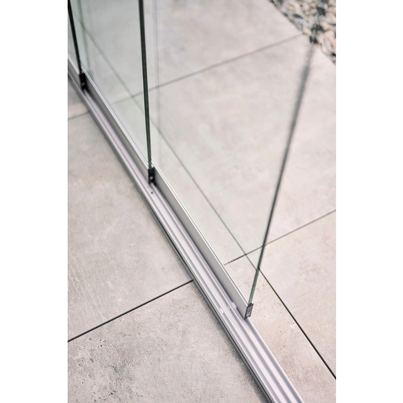 Pergola-Glasschiebetür »Gr. 5«, Gr. 5m, BxHxT: 475,5 x 234,9 x 6,9 cm, dunkelgrau-metallic